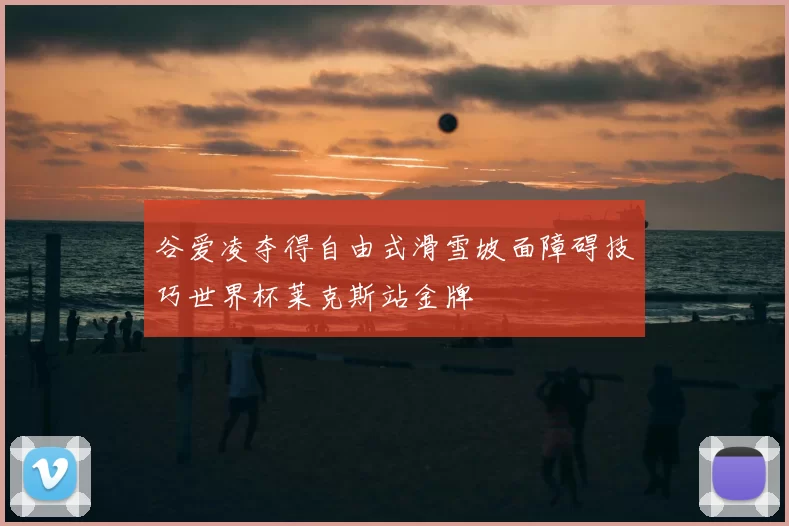 谷爱凌夺得自由式滑雪坡面障碍技巧世界杯莱克斯站金牌