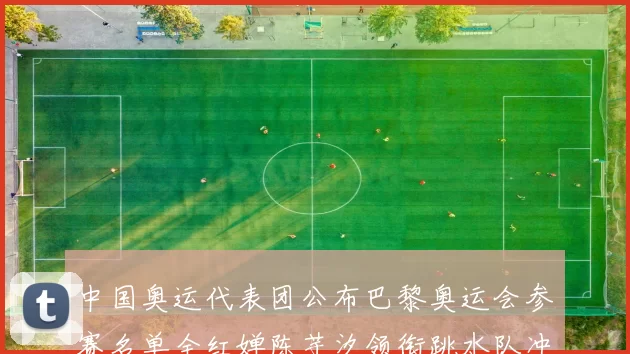 中国奥运代表团公布巴黎奥运会参赛名单全红婵陈芋汐领衔跳水队冲金