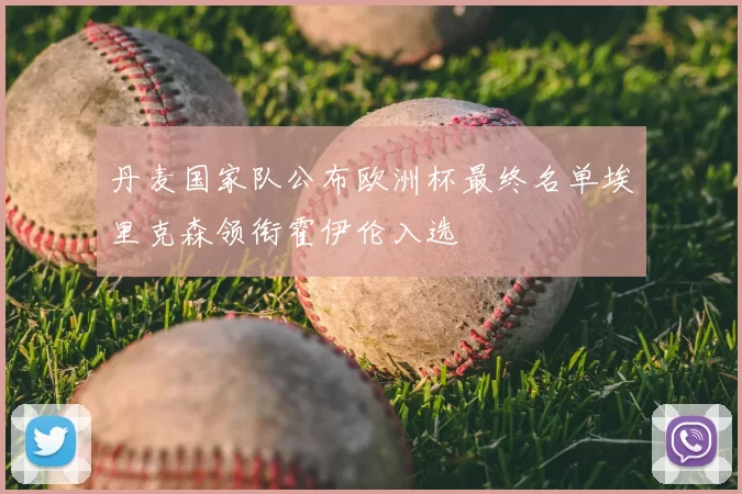 丹麦国家队公布欧洲杯最终名单埃里克森领衔霍伊伦入选